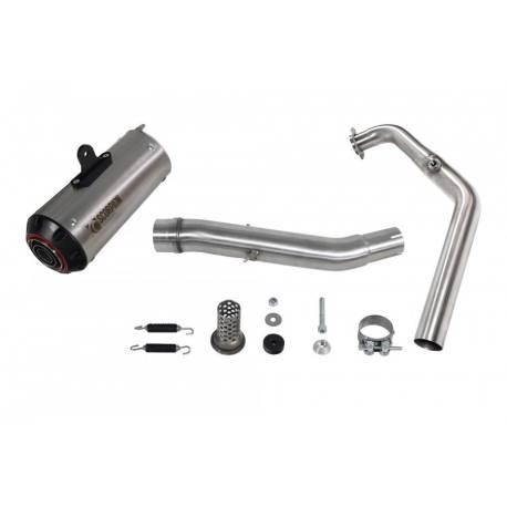 Ligne complète Red Power Scorpion Yamaha MT-125 Euro 4 2019 - 2020