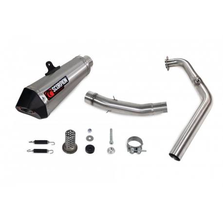 Ligne complète Serket Taper Scorpion Yamaha MT-125 Euro 4 2019 - 2020