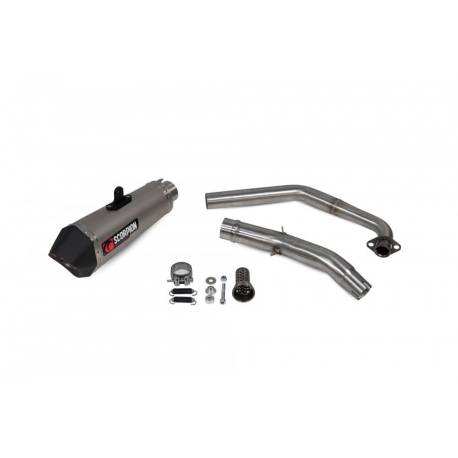 Ligne complète Serket Taper Scorpion Yamaha MT-125 Euro 5 2021 - 2022