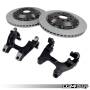 034Motorsport 2 Piece Floating Rear Brake Disc Kit for Audi/VW