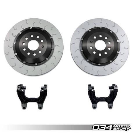 034Motorsport 2 Piece Floating Rear Brake Disc Kit for Audi/VW
