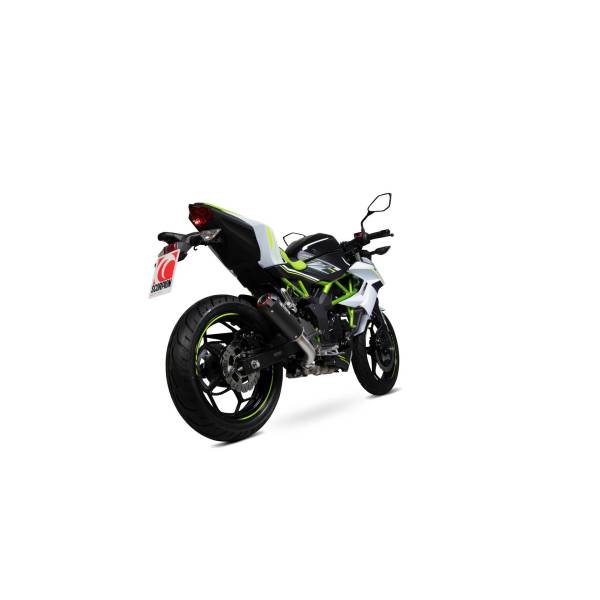 Red Power silencer Scorpion Kawasaki Z125 2018 - 2022