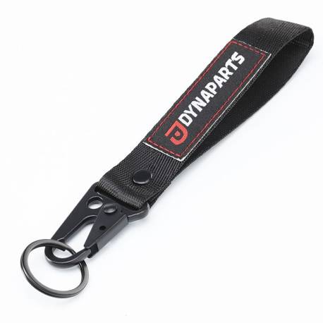 Llavero Dynaparts de nailon trenzado, logotipo bordado