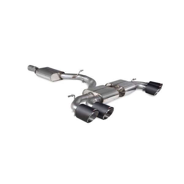 Resonated cat/gpf back system Scorpion for Audi S3 8Y Sportback