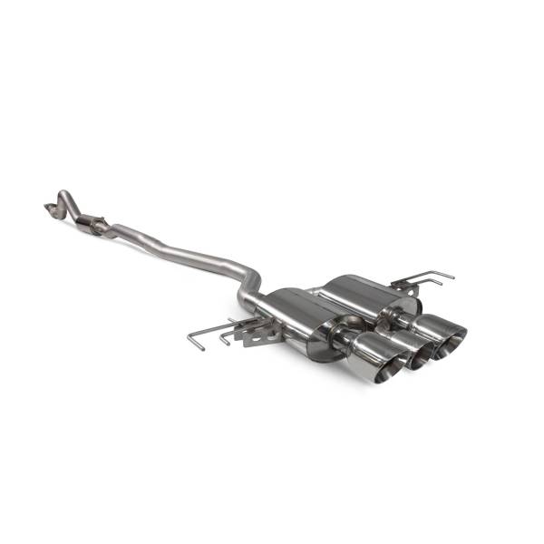 Part-resonated cat-back system Scorpion for Honda Civic Type R FK8 R/H Drive
