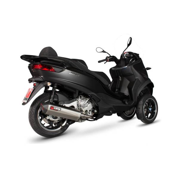 Silencieux Serket "Parallel" Scorpion Piaggio MP3 400 / MP3 400 LT, MP3 500 / MP3 500 LT