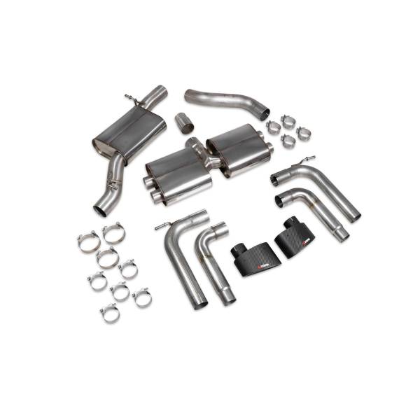 Resonated cat/gpf-back system Scorpion for Audi S3 Saloon 8V