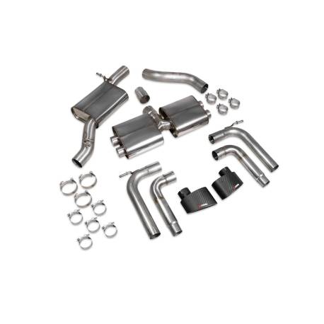 Resonated cat/gpf-back system Scorpion for Audi S3 Saloon 8V