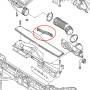 Intake scoop blocking plate for MQB 2,0TSi / 2,0TDI engines