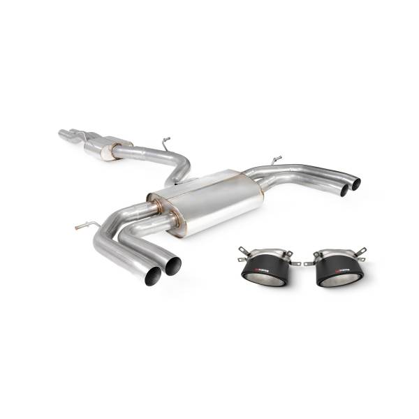 Resonated cat/gpf-back system Scorpion for Audi RS3 8Y Saloon