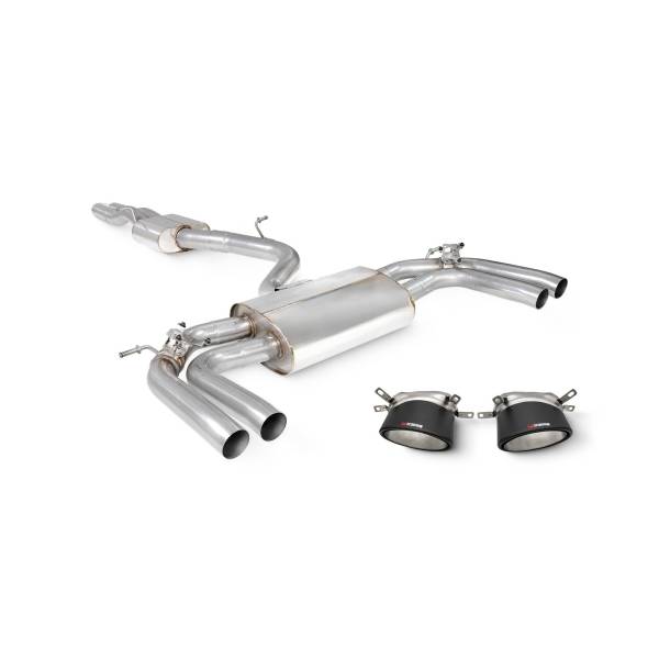 Resonated cat/gpf-back system (valved) Scorpion for Audi RS3 8Y Saloon