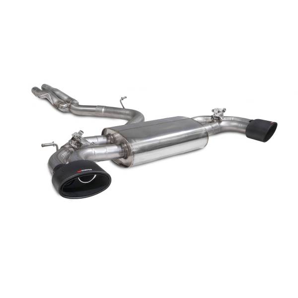 Non-res cat/gpf-back system (valved) Scorpion for Audi RS3 Saloon 8V