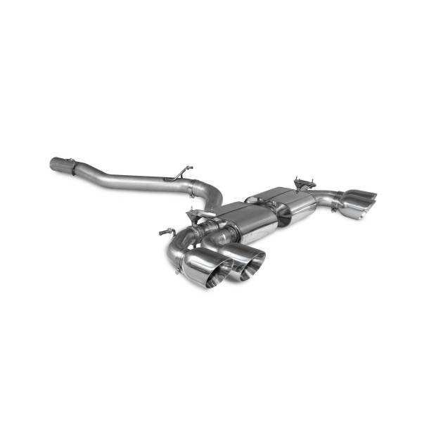 Non-res cat/gpf-back system (valved) Scorpion for Audi S3 8Y Sportback