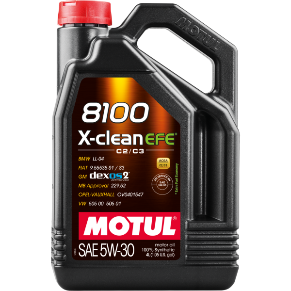 Olio motore Motul 8100 X-CLEAN EFE 5W30 5 Litri
