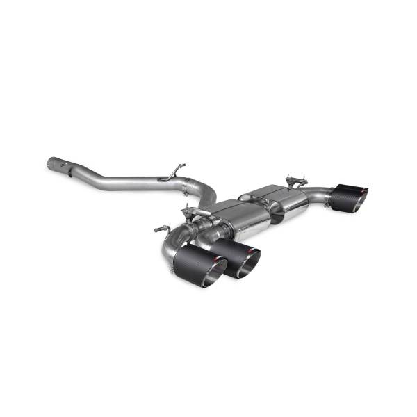 Non-res cat/gpf-back system (valved) Scorpion for Audi S3 8Y Sportback