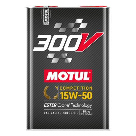 Huile moteur Motul 300V COMPETITION 15W50 5 Litres