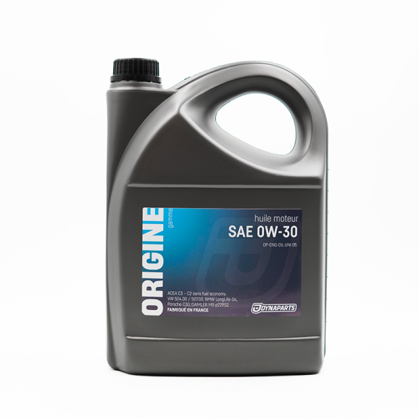 Huile moteur Dynaparts SAE 0W30 5 litres ACEA C2/C3