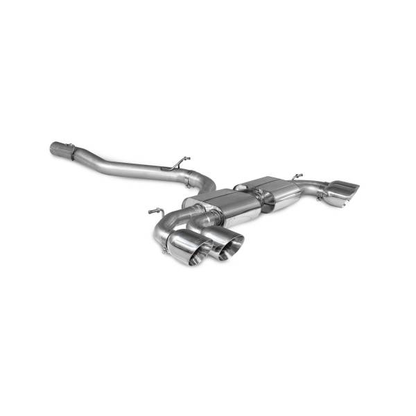 Non-res cat/gpf back system Scorpion for Audi S3 8Y Sportback