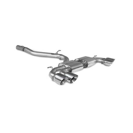 Non-res cat/gpf back system Scorpion for Audi S3 8Y Sportback