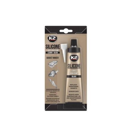 SILICONE BLACK - NOIR +350 °C - TUBE 85 GR