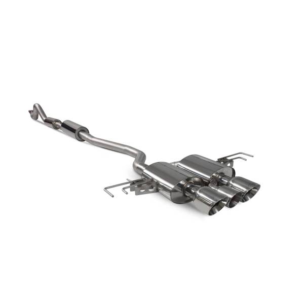 Resonated cat-back system Scorpion for Honda Civic Type R FK8 R/H Drive (Non GPF)