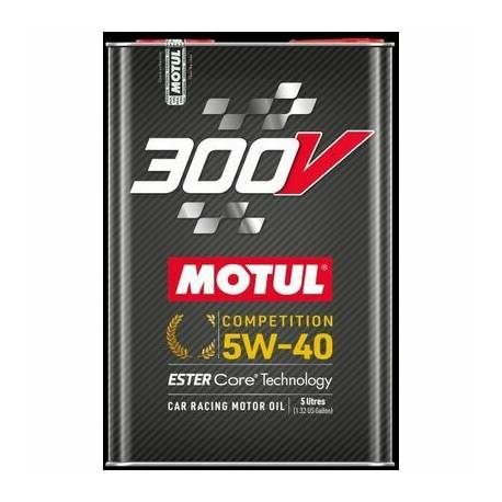 Huile Motul 300V 5W40 Competition 5 Litres