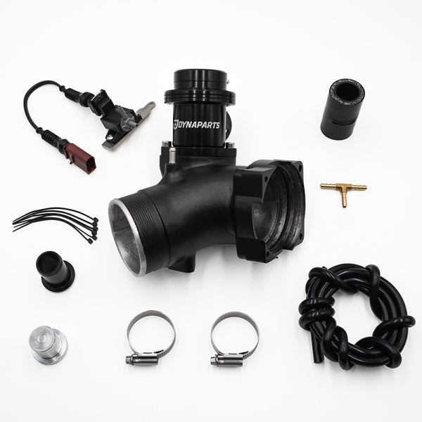 Válvula de descarga Dynaparts de alta capacidad de pistón y kit de montaje para Audi TTRS 8J / RS3 8P