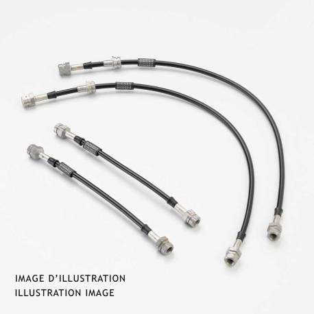 Flexible de frein Inox Dynaparts pour Dynaparts pour Audi TT Coupe 1.8 Turbo Quattro 1999-2006