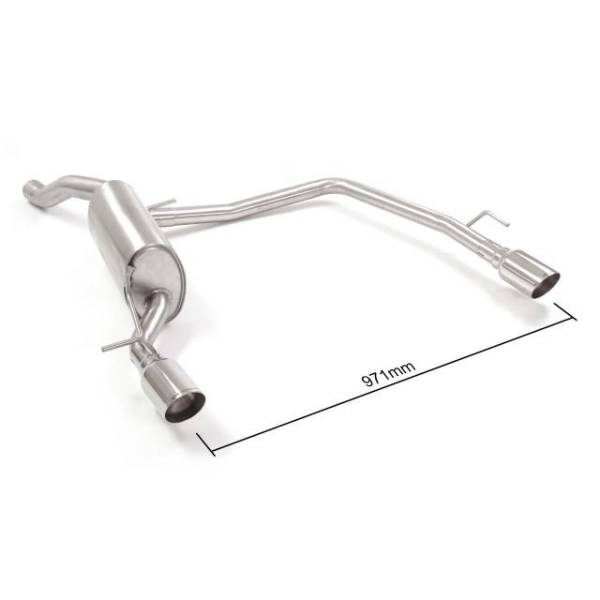 Rear silencer Ragazzon for SEAT Ibiza VII (6F) (01/2017 - Today) 50.0880.60