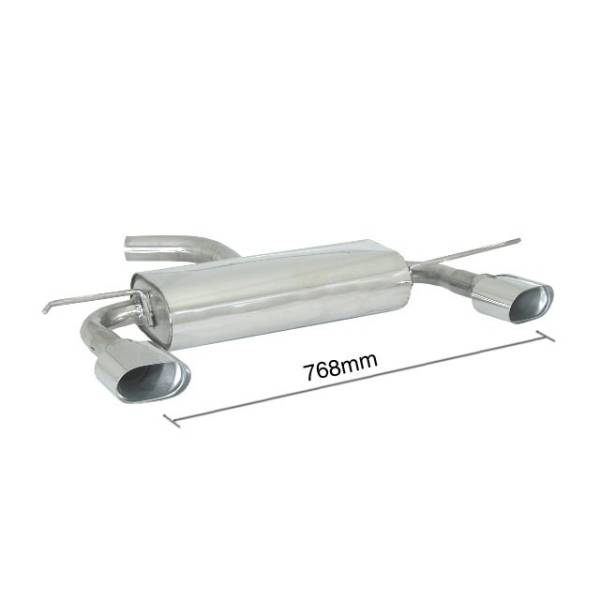 Endschalldämpfer Ragazzon für SEAT Leon II (1P) (07/2005 - 01/2013) 50.0157.11