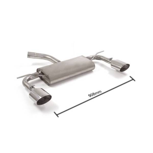 Rear silencer Ragazzon for SEAT Leon III (5F) (09/2012 - Today) 50.0568.12