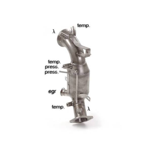 Sport catalyst Ragazzon for ALFA ROMEO Giulia (952) (05/2016 - Today) 54.0342.01