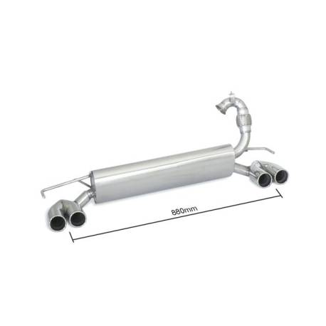 Rear silencer Ragazzon for SMART Fortwo MKIII (07/2014 - Today) 58.0720.25