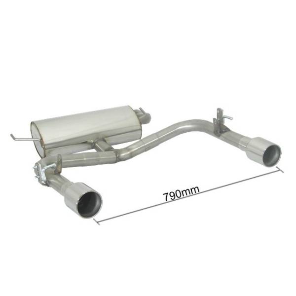 Silenciador trasero Ragazzon para TOYOTA Celica (ZT230) (08/1999 - 09/2005) 50.0066.06