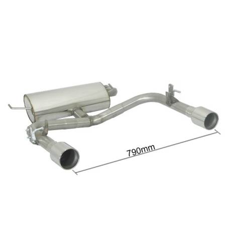 Endschalldämpfer Ragazzon für TOYOTA Celica (ZT230) (08/1999 bis 09/2005) 50.0066.06