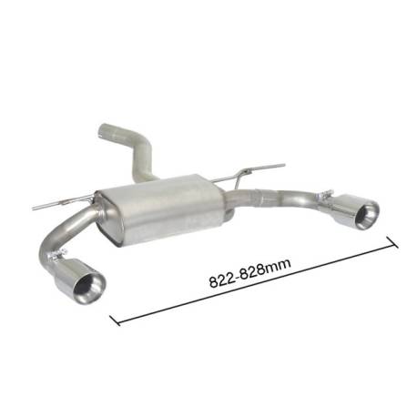 Rear silencer Ragazzon BMW 3 Series (F30) Berlin (11/2011 - Today)