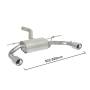Silenziatore posteriore Ragazzon BMW Serie 3 (F31) Touring (07/2012 - Oggi)