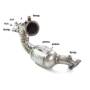 Catalizador deportivo Ragazzon para AUDI A6 C7 (4G) (11/2010 - Actualidad) 54.0375.01