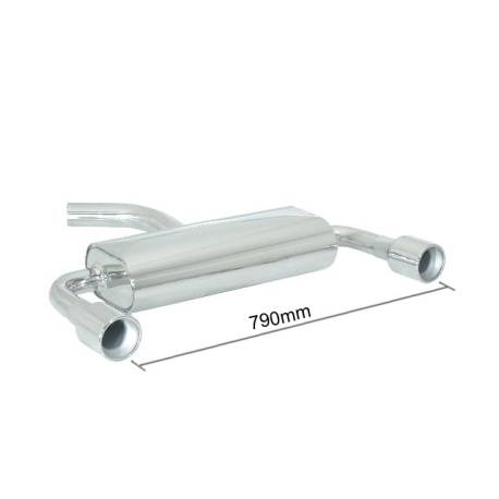 Rear silencer Ragazzon for VOLKSWAGEN Golf V (10/2003 - 11/2008) 50.0120.06