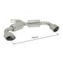 Rear silencer Ragazzon for VOLKSWAGEN Golf VI (10/2008 - 11/2012) 50.0350.12