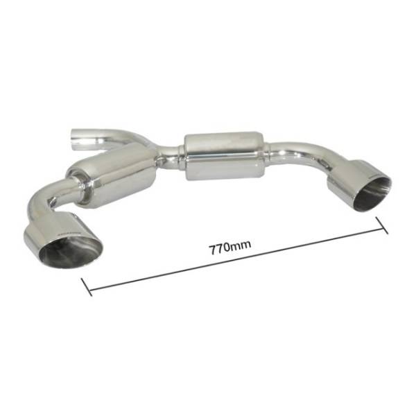 Silenziatore posteriore Ragazzon per VOLKSWAGEN Golf VI (10/2008 - 11/2012) 50.0350.12