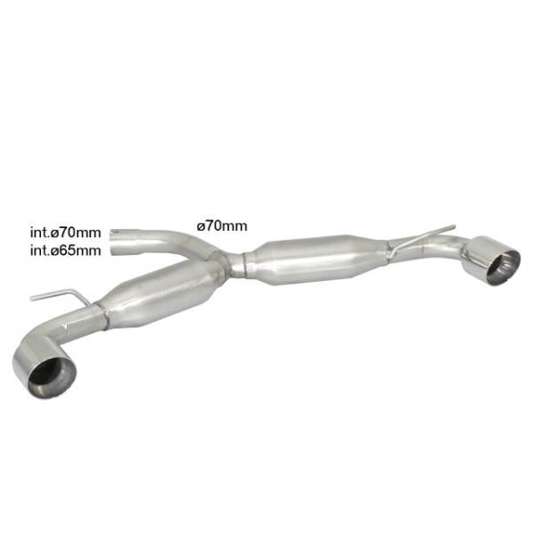 Silenziatore posteriore Ragazzon per VOLKSWAGEN Golf VI (10/2008 - 11/2012) 58.0585.61