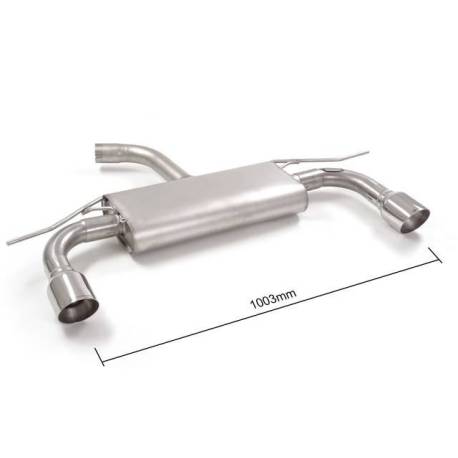 Rear silencer Ragazzon for VOLKSWAGEN Golf VII (08/2012 - Today) 50.0857.61