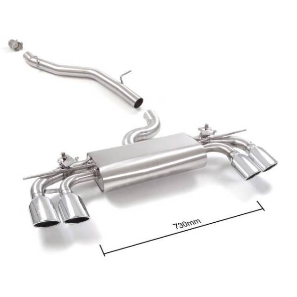 Escape cat-back Ragazzon para VOLKSWAGEN Golf VII 4Motion Facelift (11/2016 - Actualidad) 50.0877.35