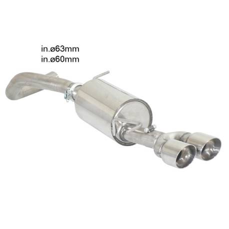 Rear silencer Ragazzon for VOLKSWAGEN Polo IX (6R) (09/2009 - Today) 50.0459.58
