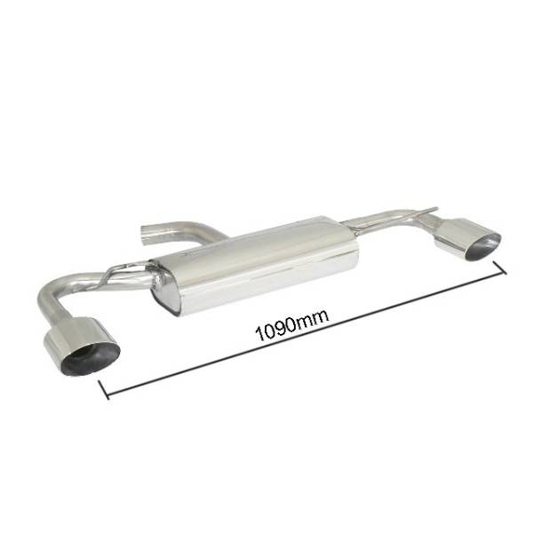Rear silencer Ragazzon for VOLKSWAGEN Scirocco (13) (08/2008 - Today) 50.0281.12