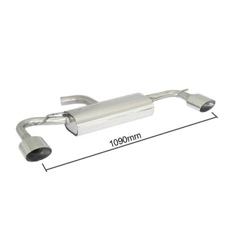 Silencieux arrière Ragazzon pour VOLKSWAGEN Scirocco (13) (08/2008 - Aujourd'hui) 50.0281.12