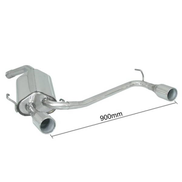 Rear silencer Ragazzon for ALFA ROMEO GT (09/2003 - 06/2010) 50.0105.06