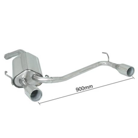 Rear silencer Ragazzon for ALFA ROMEO GT (09/2003 - 06/2010) 50.0105.06