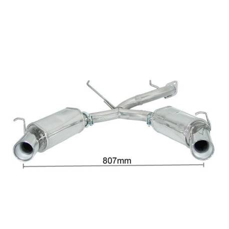 Rear silencer Ragazzon for ALFA ROMEO GTV (916) (03/1995 - 02/2006) 50.0007.06